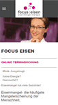 Mobile Screenshot of eisenmangel-therapie.at